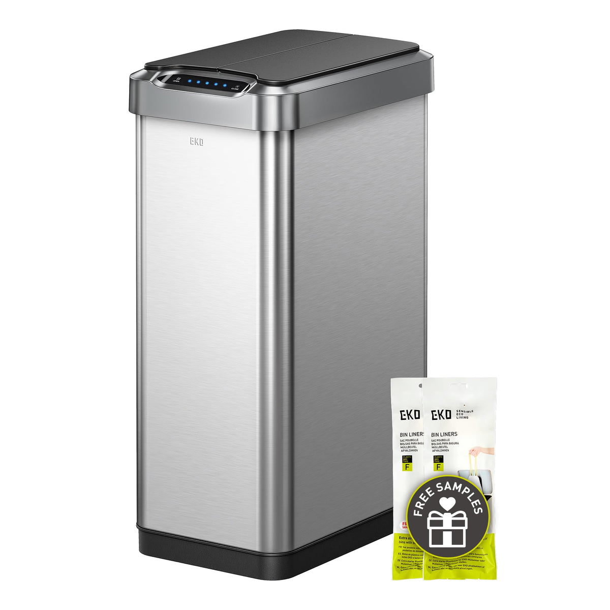 EKO Phantom-T 50L front view showing slim footprint for tight spaces.