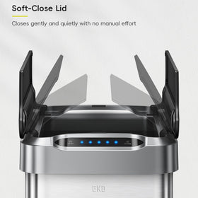 EKO Phantom-T 50L lid-open image illustrating 20-minute stay-open mode.