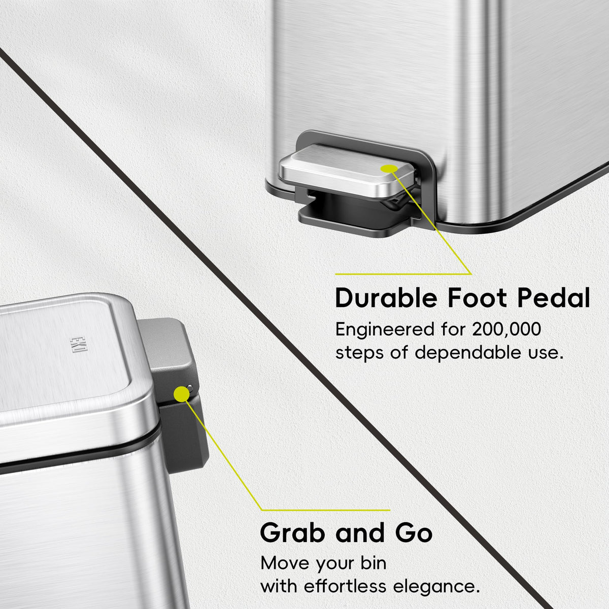 Compact dimensions help fit bathrooms and corners without compromising style.