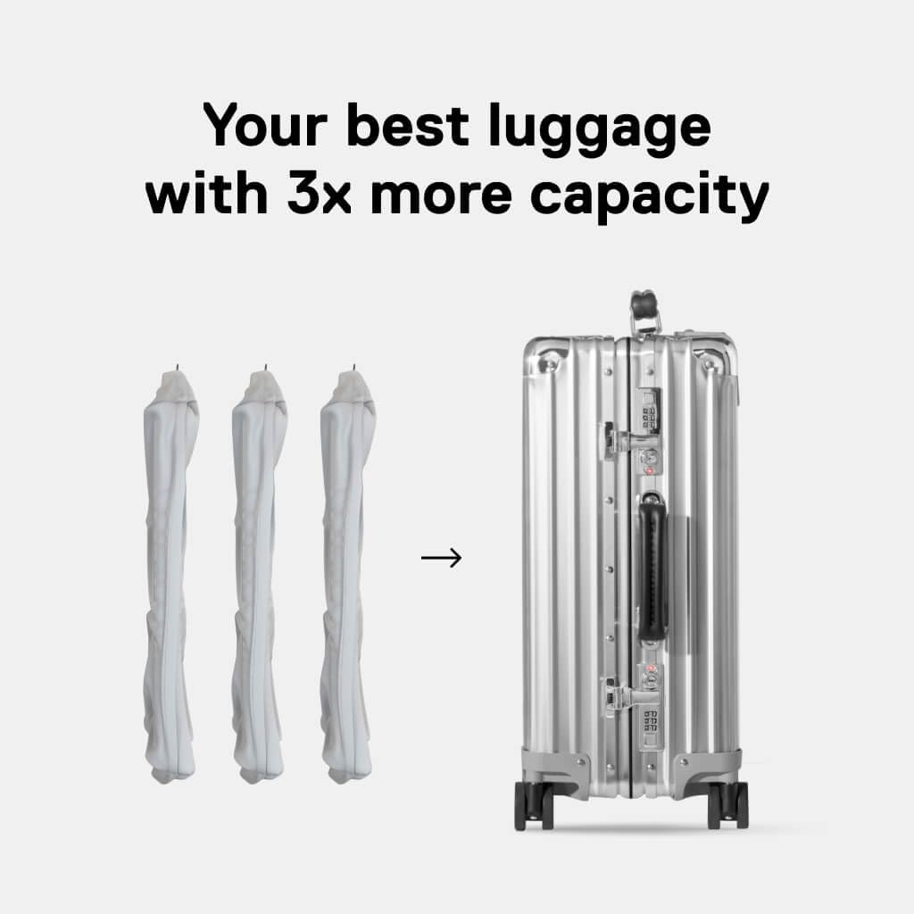 USB-C rechargeable pump included with Ekster Travel Pack for on-the-go use