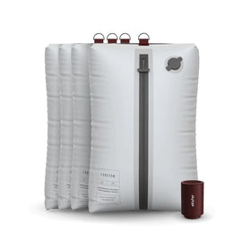 Ekster Travel Pack vacuum bags in use maximize space for 15+ items with minimal wrinkles