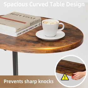 Elbourn curved-top living room table complements seating groups