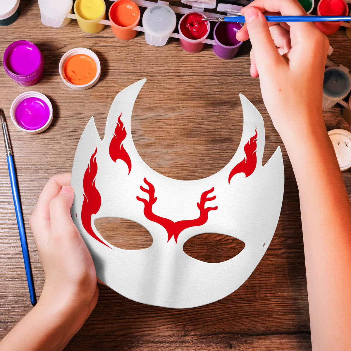 Elcoho adult and kid friendly masks suitable for themed events.