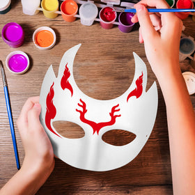 Elcoho adult and kid friendly masks suitable for themed events.