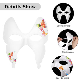 Elcoho Mardi Gras mask designs in eight styles for stylish party wear.