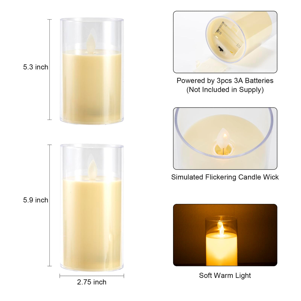 ELEATTRUN open-design lanterns offer versatile decor options.