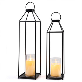 ELEATTRUN outdoor lantern front porch with durable metal and warm LED glow.