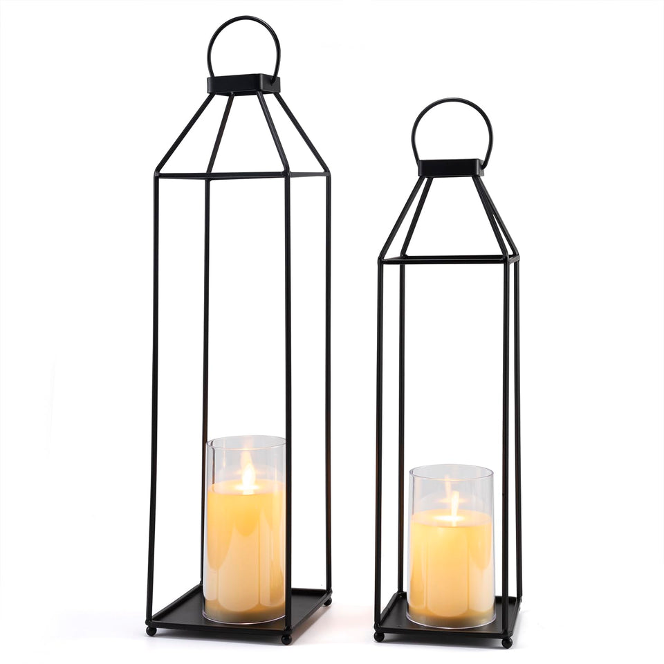 ELEATTRUN outdoor lantern front porch with durable metal and warm LED glow.