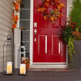 ELEATTRUN outdoor lantern tall floor for patio centerpiece.