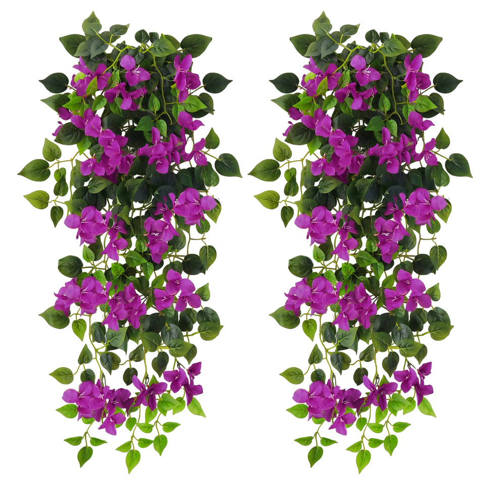Elecxlink Bougainvillea wall hanging set adds lasting color to indoor and outdoor spaces.