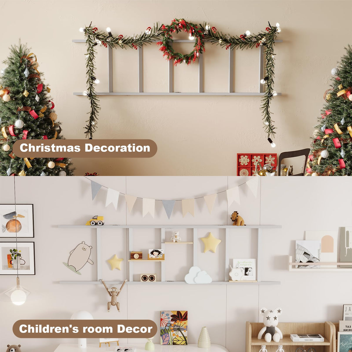 EleganfurHony space-saving rack fits small rooms without sacrificing style.
