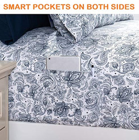 Elegant Comfort color-rich bedding set brightens bedrooms with easy-care benefits.