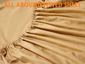 Four king pillowcases provide plush comfort and simple pillow maintenance.