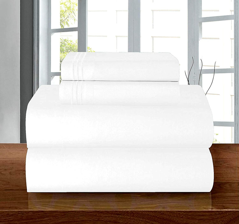 Elegant Comfort luxury soft 1500 flat sheet for hotel-grade smoothness