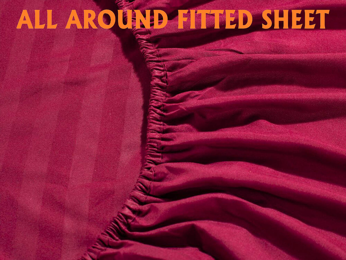 Elegant Comfort microfiber close-up texture, silky-smooth and breathable fabric