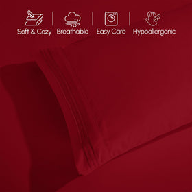 Elegant Comfort soft-brushed microfiber finish feels silky against skin.