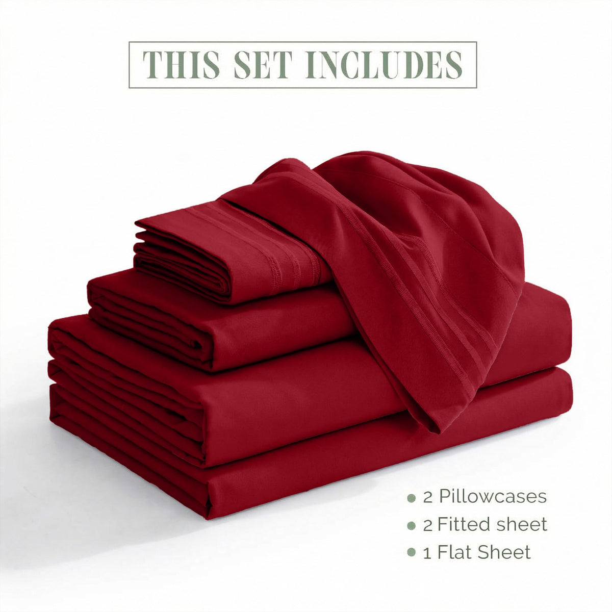 Elegant Comfort wrinkle-resistant microfiber remains smooth after nights of sleep.