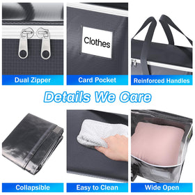 ElegantArray padded handles with cross-stitch reinforce comfortable carrying