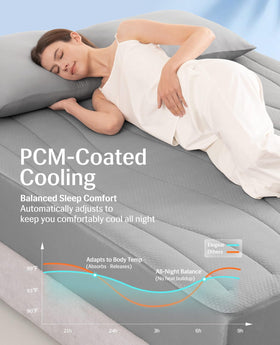 Elegear PCM cooling layer balances warmth by absorbing and releasing heat overnight.