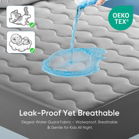 Elegear deep-pocket fit on queen mattress up to 18 inches