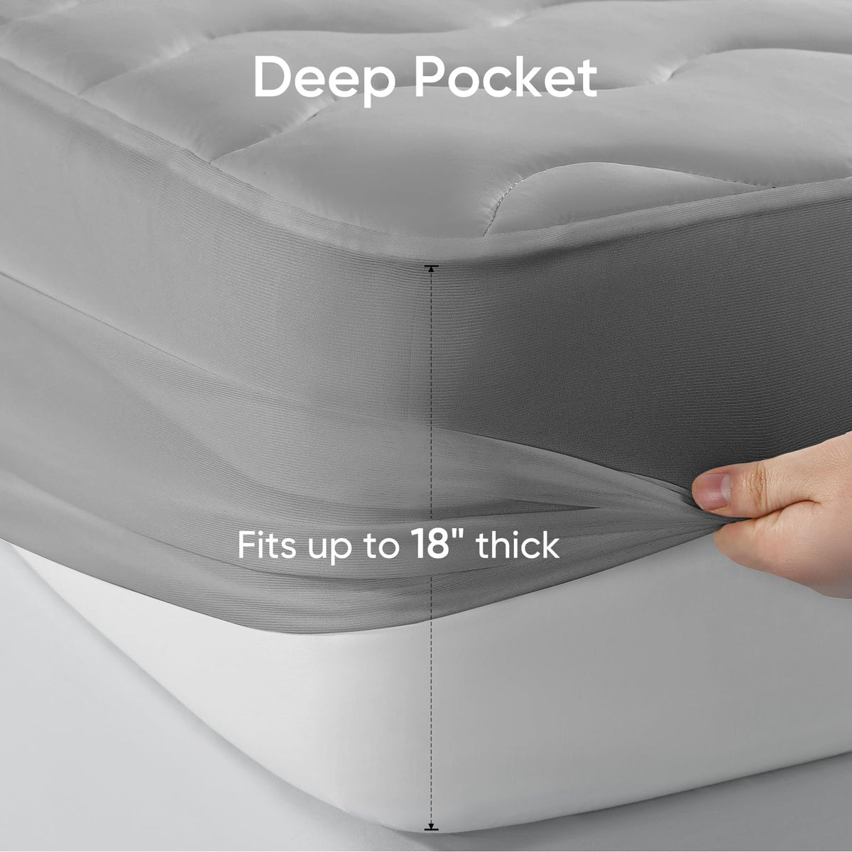 Elegear mattress pad ready for machine washing