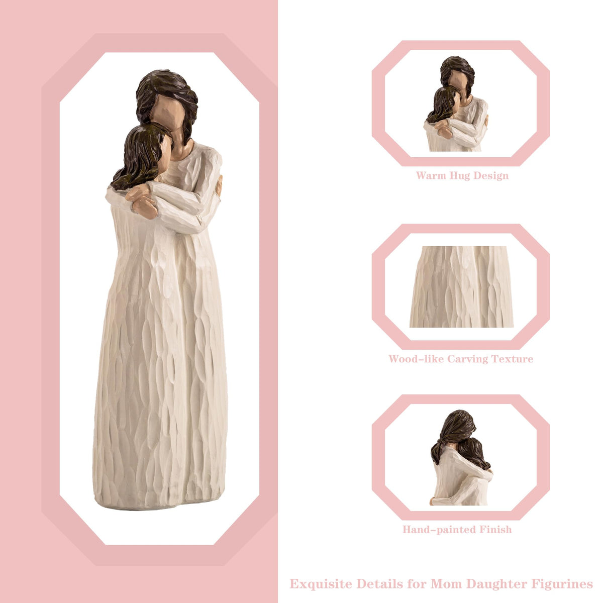 Elegondrar home decor figurine brings comfort to shelves or desks