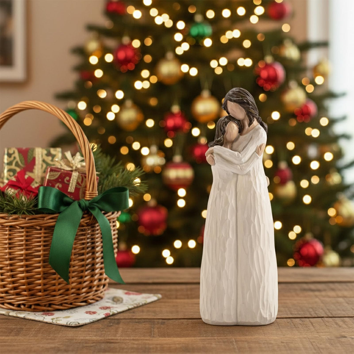 Elegondrar keepsake resin memento figurine celebrates family moments