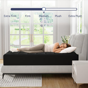 ELEMUSE deep-pocket fit topper demonstrating secure positioning