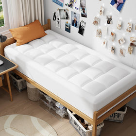 Durable materials designed for long-lasting dorm bed use.