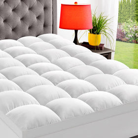 ELEMUSE King topper with soft microfiber fabric for gentle all-night comfort