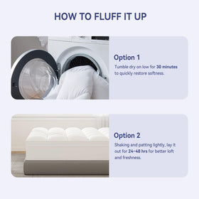 ELEMUSE Twin XL topper packaged for dorm move-in and easy setup.