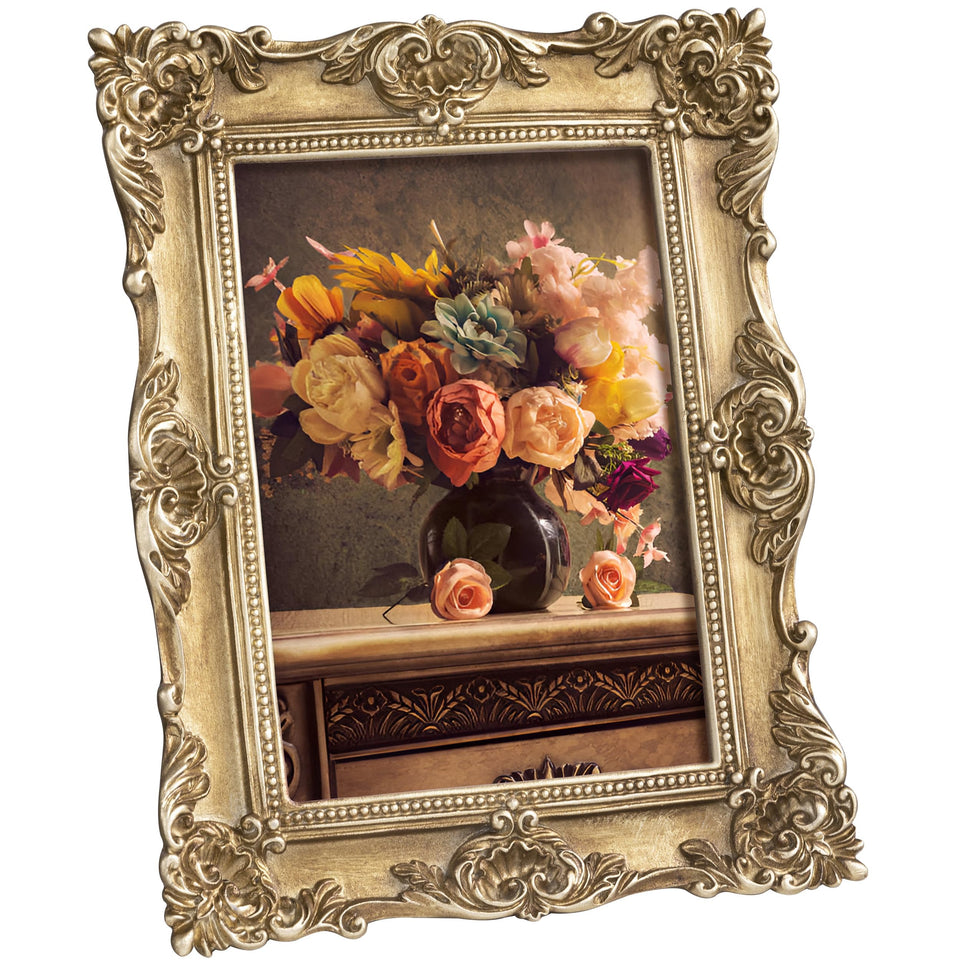 eletecpro 5x7 frame with real glass cover for pristine photo display