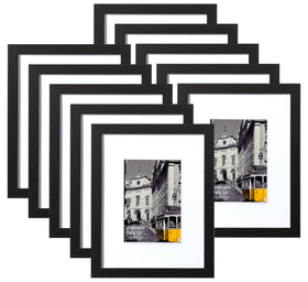 eletecpro 8x10 frame set with black acrylic front offers crisp gallery displays.
