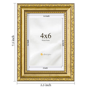 eletecpro frame with real glass protects photos from scratches and displays them clearly