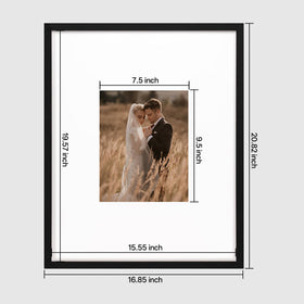 eletecpro signable frame with 8x10 mat displays memories neatly and nearby signatures