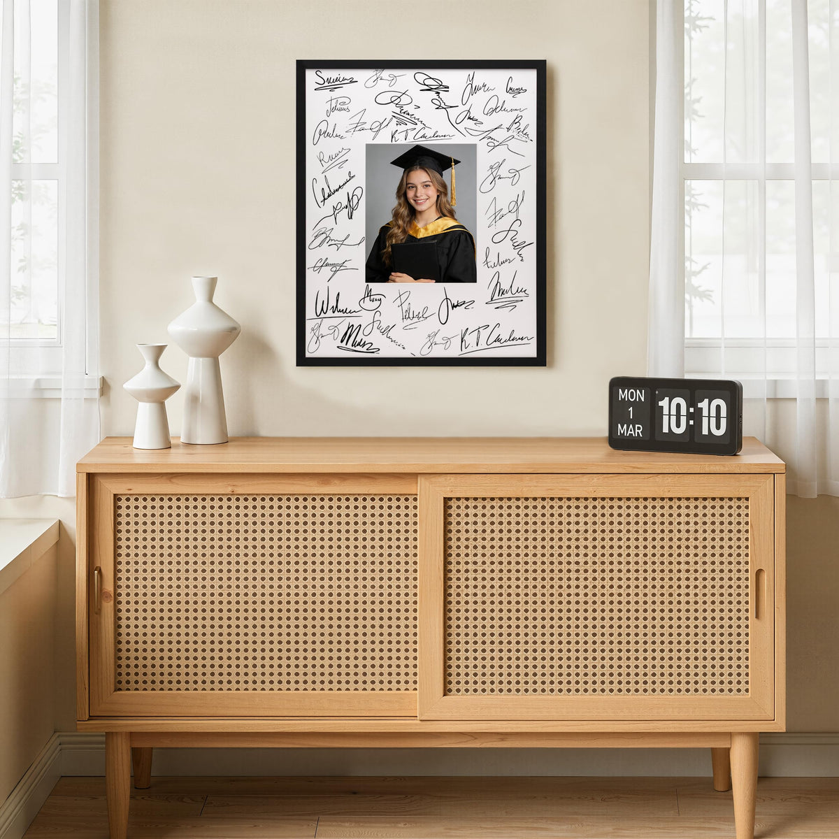 eletecpro signable frame invites guest signatures for a keepsake