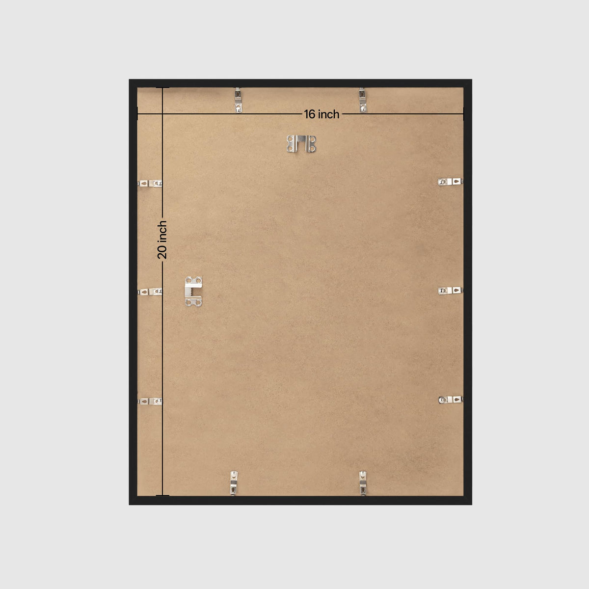 eletecpro signable frame dual orientation for wall portrait or landscape hanging