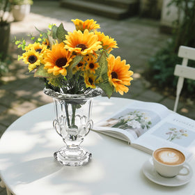 ELFULLY urn vase in a bedroom decor concept for serene styling.