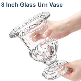 ELFULLY vase with flared mouth shown in close-up to emphasize design.