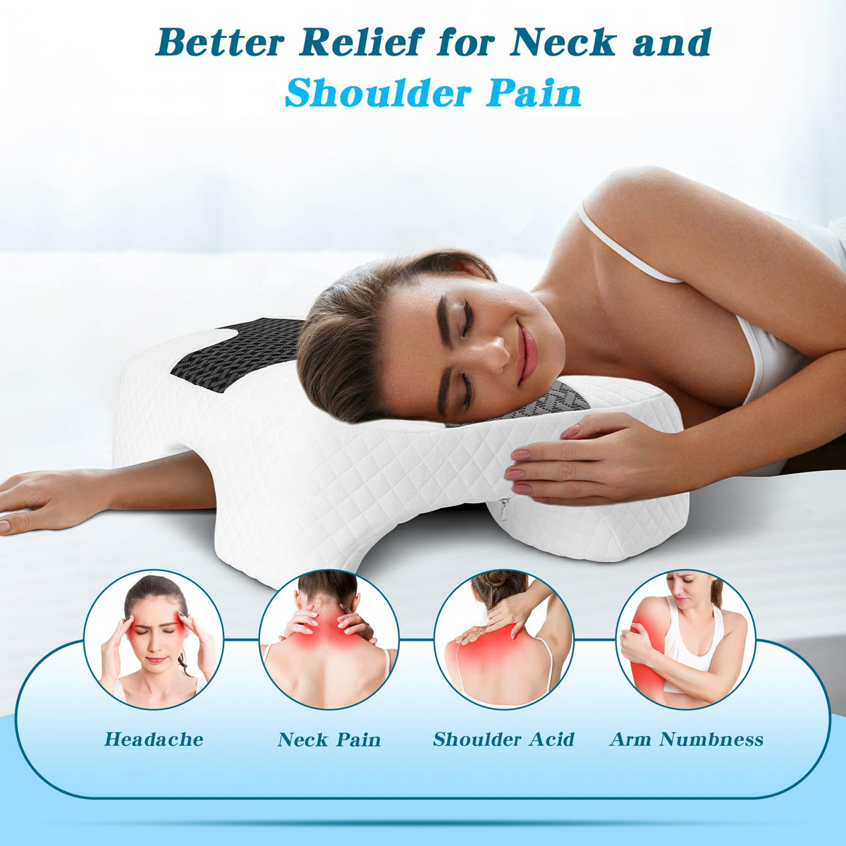 Eliteguard removable-machine-washable-cover keeps the pillow fresh and easy to care for.