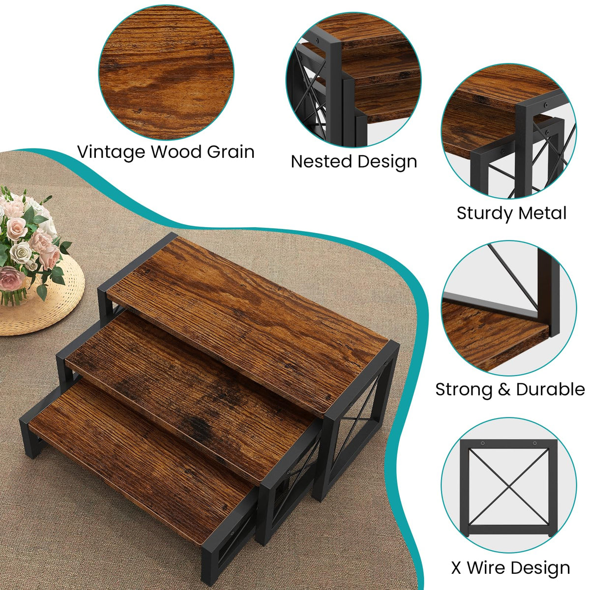ELITEROO multiuse display stand, ideal for jewelry, toys, or collectibles.
