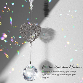 Elivida sympathy gift packaging includes a card for heartfelt condolences