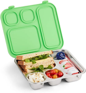 Elk and Friends kids bento box with four compartments for organized lunches