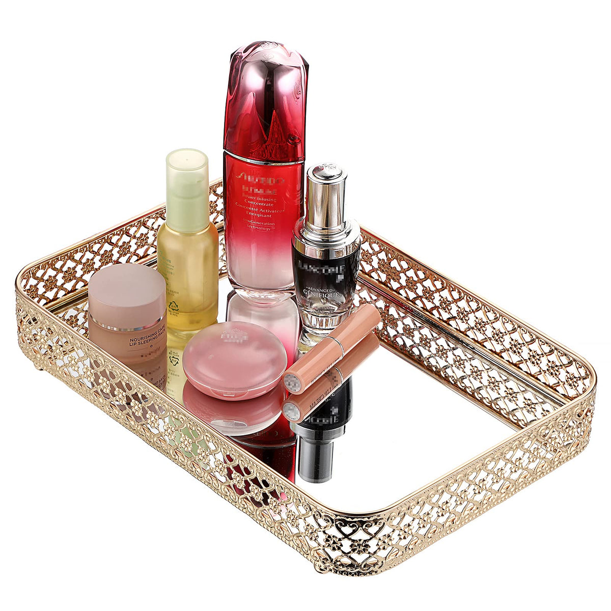ELLDOO mirrored crystal tray makes a thoughtful gift for loved ones.