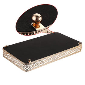 ELLDOO large-capacity tray holds cosmetics, perfumes, and small accessories neatly.