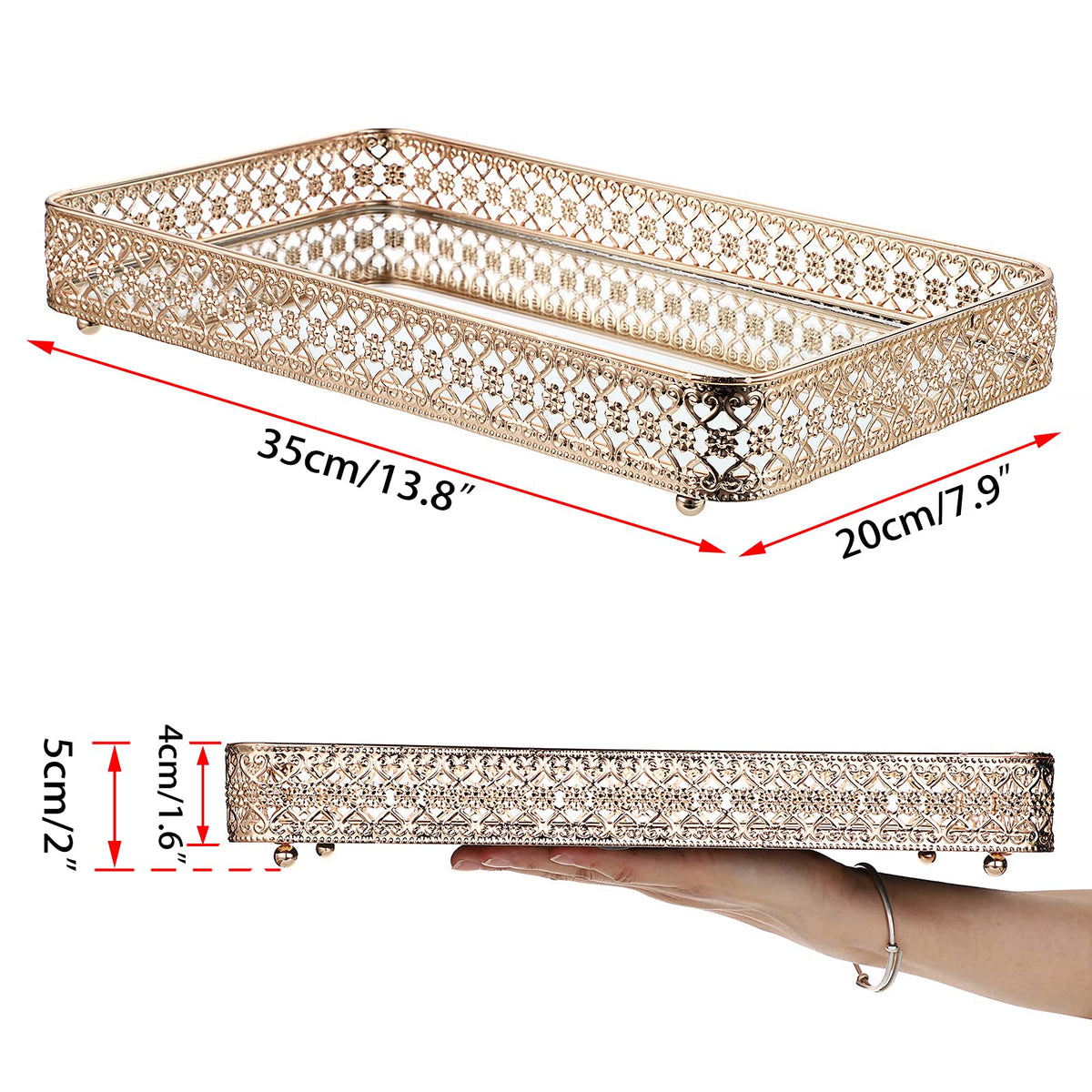 ELLDOO hollow-carved pattern close-up shows the intricate pattern and reflective surface.