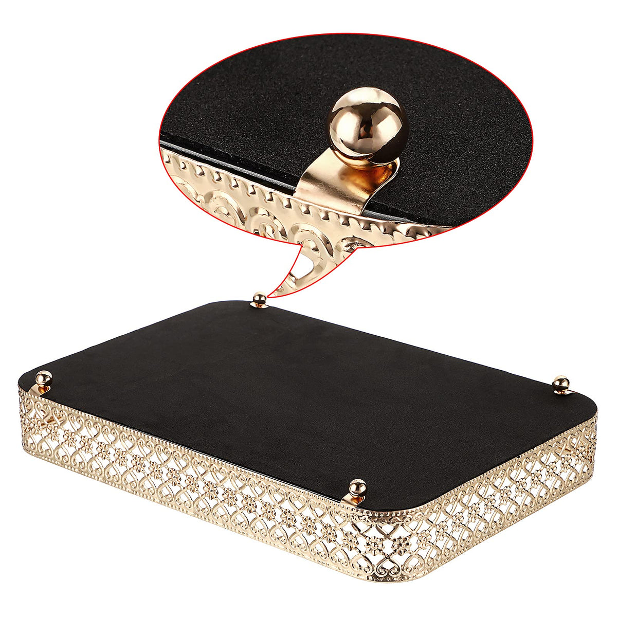 ELLDOO multipurpose tray keeps daily essentials organized in one elegant place.