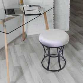 Multi-use Ellensamqi vanity stool suitable for vanity, piano chair, or entryway seating.