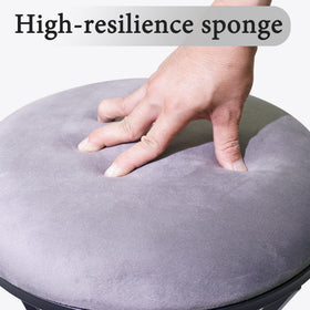 Sturdy metal frame of Ellensamqi foot stool for daily reliability.