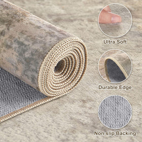 ELLIUNE rug ideal for dining rooms and kitchens warming up the space